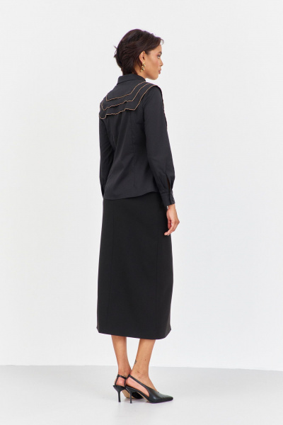 Юбка FLAIM 2046 черный - фото 2