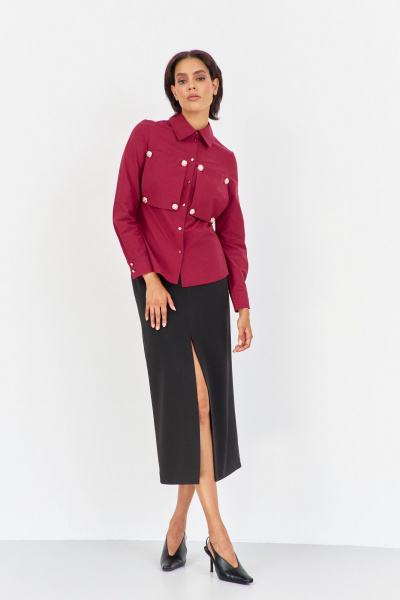 Юбка FLAIM 2046 черный - фото 3