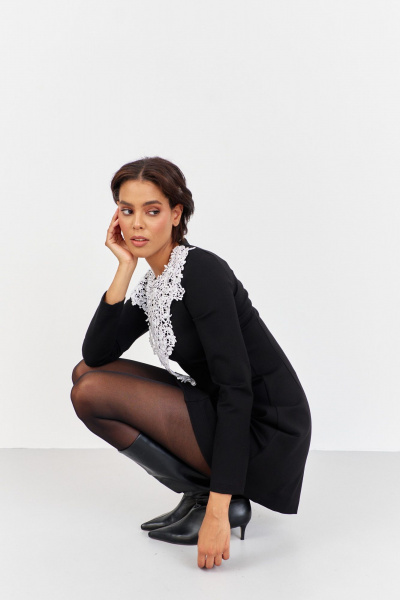 Платье FLAIM 2053 черный - фото 6