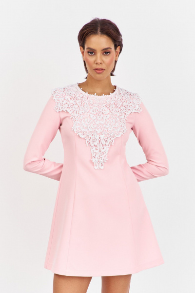 Платье FLAIM 2054 розовый - фото 7