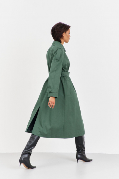 Плащ FLAIM 2055 зеленый мох - фото 4