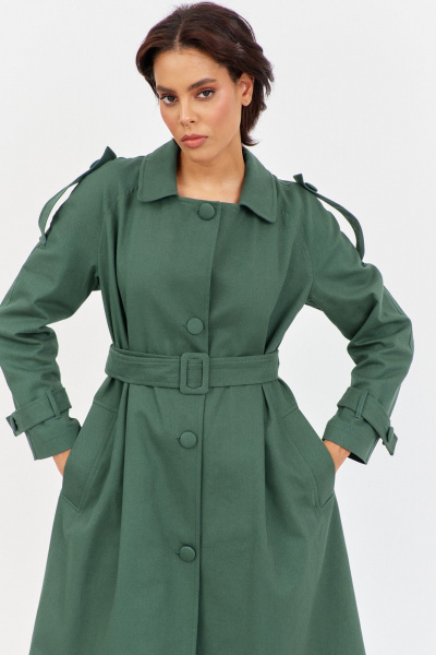 Плащ FLAIM 2055 зеленый мох - фото 8