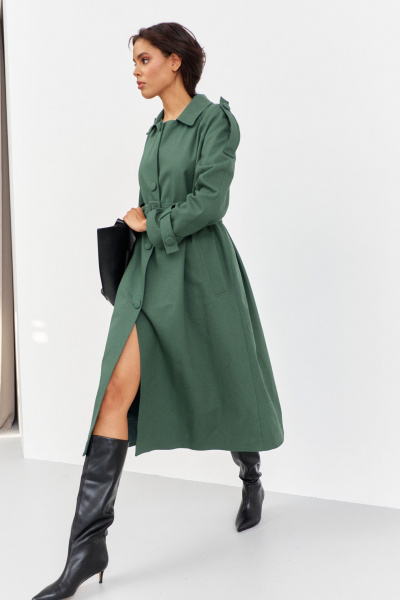 Плащ FLAIM 2055 зеленый мох - фото 7