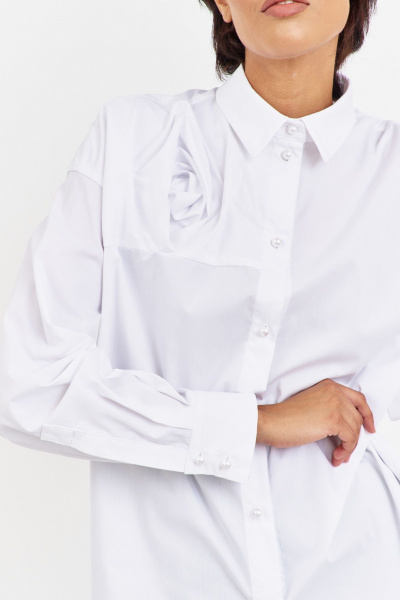 Блуза FLAIM 2062.01 белый - фото 8