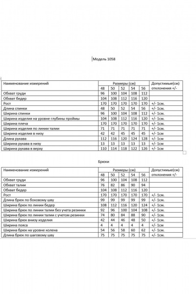 Брюки, жакет AMUARt 1058 - фото 8