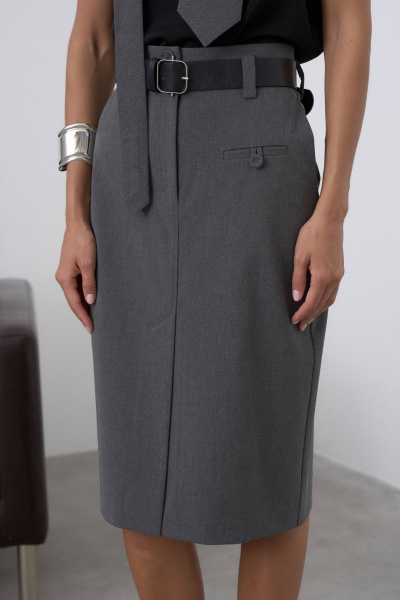 Юбка SHAM SHAM 1067 серый - фото 6