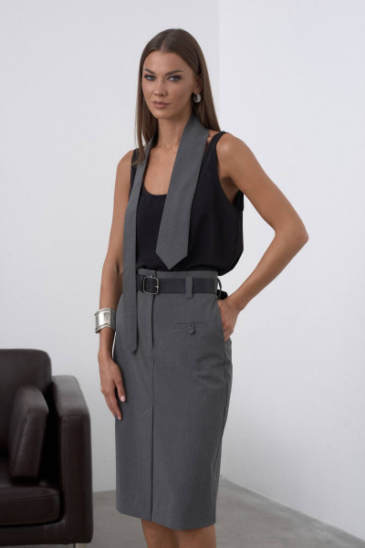 Юбка SHAM SHAM 1067 серый - фото 1