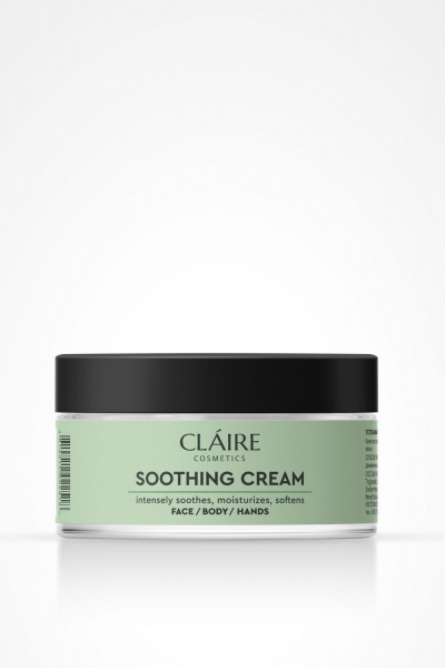 Claire Cosmetics Успокаивающий крем для лица, тела и рук SOOTHING CREAM - фото 1