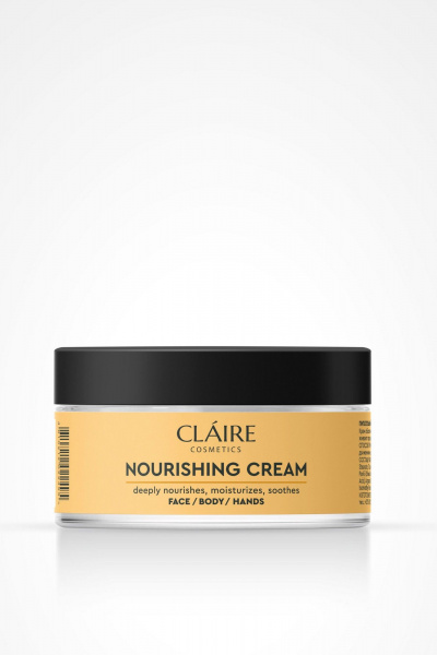  Claire Cosmetics Питательный крем для лица, тела и рук NOURISHING CREAM - фото 1