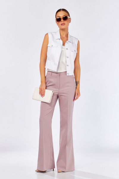 Брюки DOGGI 0219 пудра - фото 1