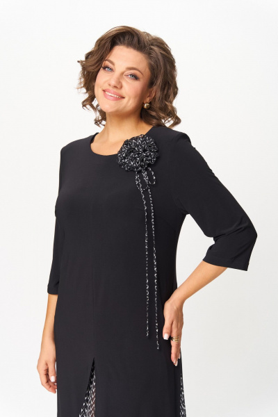 Платье Svetlana-Style 1958 черный_зигзаг - фото 3