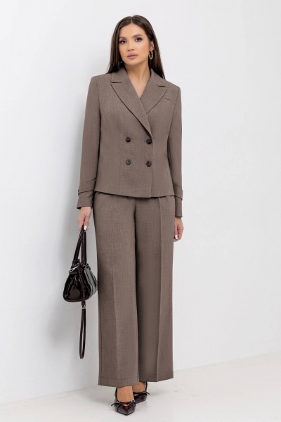 Брюки, жакет Gold Style 2704 коричневый - фото 1