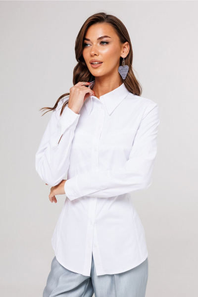 Блуза Butеr 3152 белый - фото 7