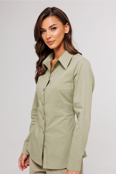 Блуза Butеr 3152 хаки - фото 2