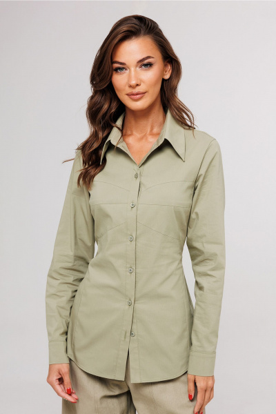Блуза Butеr 3152 хаки - фото 1