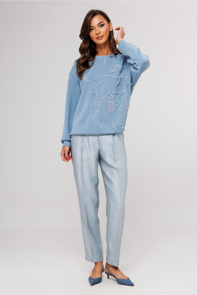 Брюки Butеr 3156 голубой - фото 1