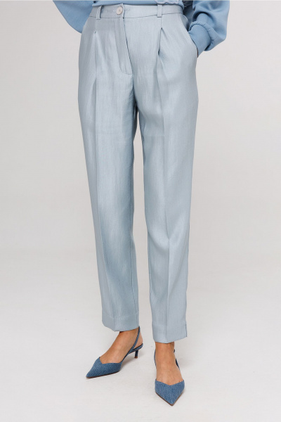 Брюки Butеr 3156 голубой - фото 4