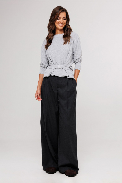 Джемпер Butеr 3162 сетло-серый - фото 2