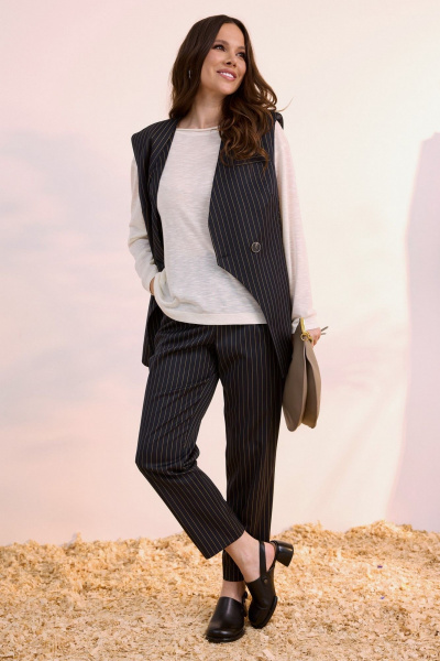 Брюки, жилет, лонгслив Магия моды 2628 - фото 8