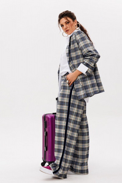 Брюки, жакет Anelli 1596 омутовая_синева - фото 10