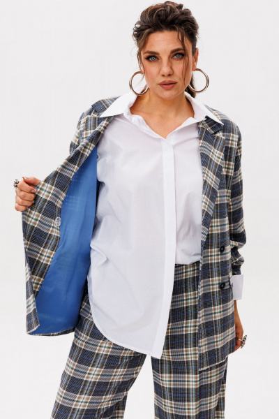 Брюки, жакет Anelli 1596 омутовая_синева - фото 7