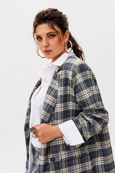 Брюки, жакет Anelli 1596 омутовая_синева - фото 2