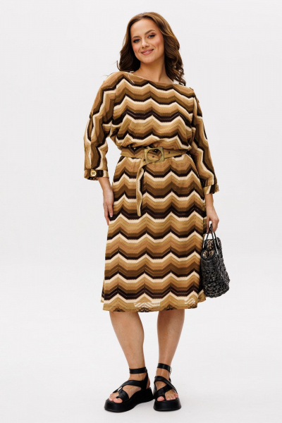 Платье Anelli 1560 латунь - фото 6