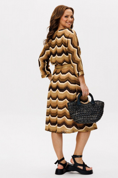 Платье Anelli 1560 латунь - фото 9