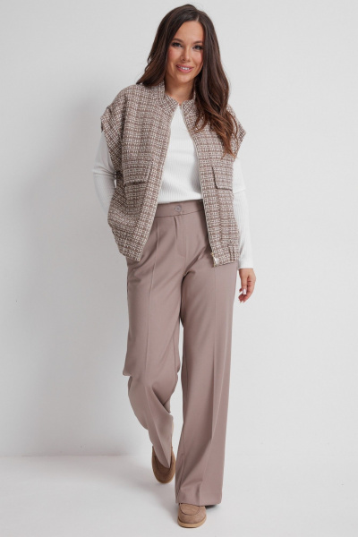 Брюки, водолазка, жилет Магия моды 2624 - фото 1