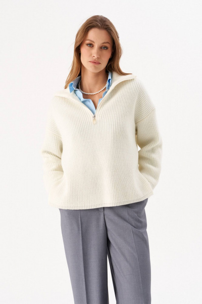 Джемпер Romgil РВ0270-ШЕ5 молочный - фото 8