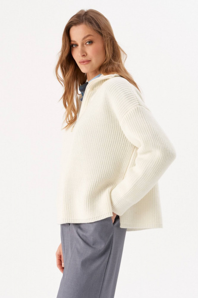 Джемпер Romgil РВ0270-ШЕ5 молочный - фото 7