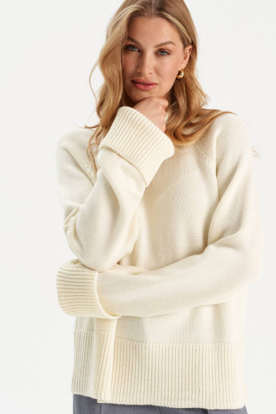 Джемпер Romgil РВ0290-ШЕ5 молочный - фото 7