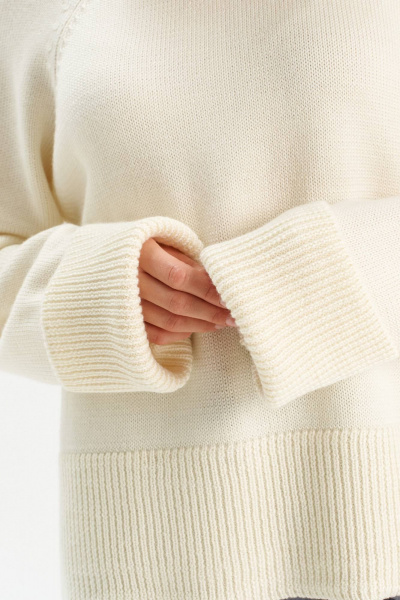 Джемпер Romgil РВ0290-ШЕ5 молочный - фото 3