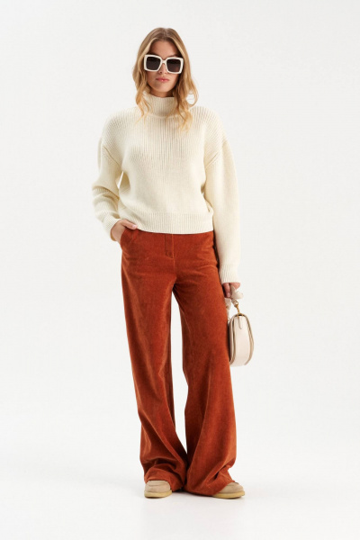 Джемпер Romgil РВ0295-ШЕ5 молочный - фото 5