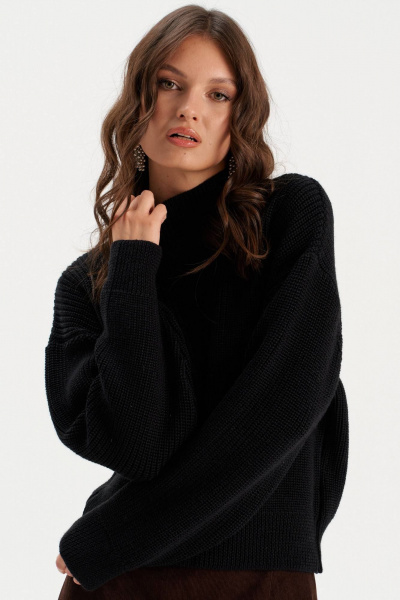 Джемпер Romgil РВ0295-ШЕ5 черный - фото 8