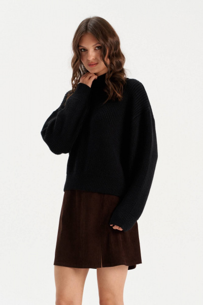 Джемпер Romgil РВ0295-ШЕ5 черный - фото 6