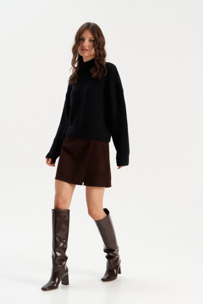 Джемпер Romgil РВ0295-ШЕ5 черный - фото 4