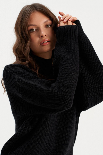 Джемпер Romgil РВ0295-ШЕ5 черный - фото 3