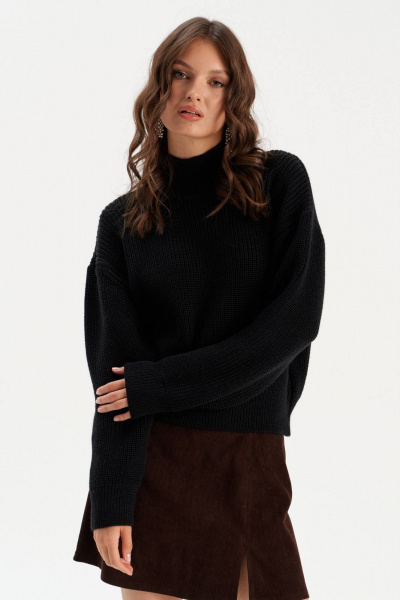 Джемпер Romgil РВ0295-ШЕ5 черный - фото 1