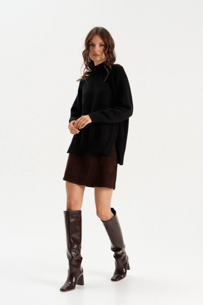 Джемпер Romgil РВ0298-ХЛ5 черный - фото 10