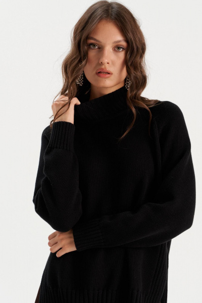 Джемпер Romgil РВ0298-ХЛ5 черный - фото 9