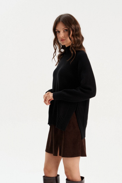 Джемпер Romgil РВ0298-ХЛ5 черный - фото 8