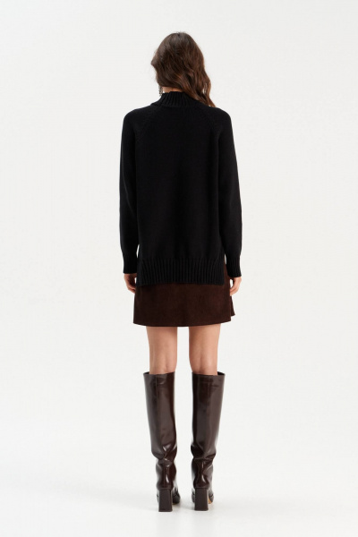 Джемпер Romgil РВ0298-ХЛ5 черный - фото 7