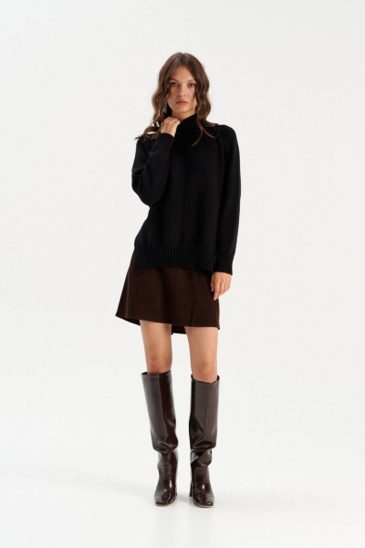 Джемпер Romgil РВ0298-ХЛ5 черный - фото 6