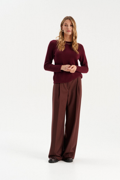 Джемпер Romgil РВ0306-ХЛ5 бордовый - фото 6