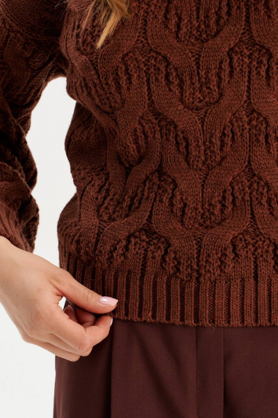 Джемпер Romgil РВ0311-ШЕ5 коричневый - фото 3