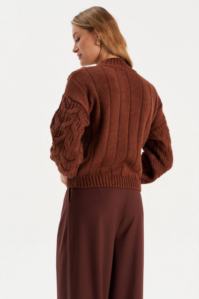 Джемпер Romgil РВ0311-ШЕ5 коричневый - фото 2
