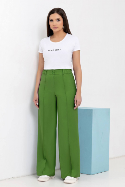 Брюки, жакет Gold Style 2709 оливковый - фото 3