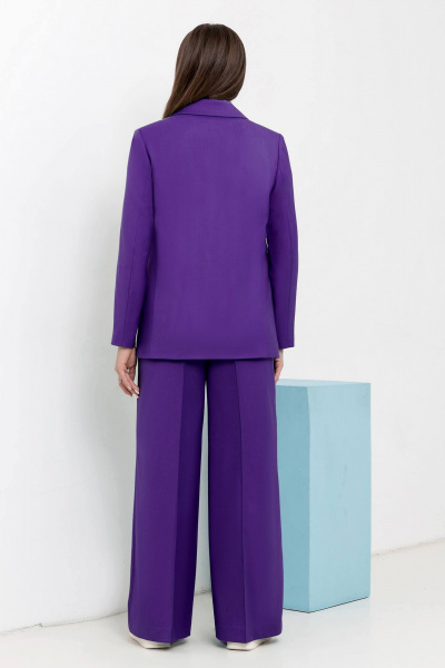Брюки, жакет Gold Style 2709 фиолетовый - фото 2