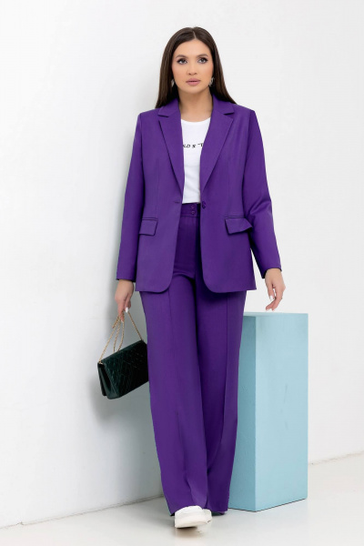 Брюки, жакет Gold Style 2709 фиолетовый - фото 6
